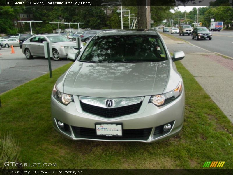Palladium Metallic / Ebony 2010 Acura TSX Sedan