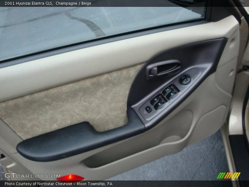 Champagne / Beige 2001 Hyundai Elantra GLS