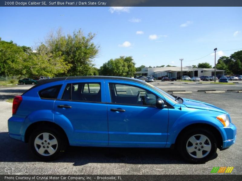 Surf Blue Pearl / Dark Slate Gray 2008 Dodge Caliber SE