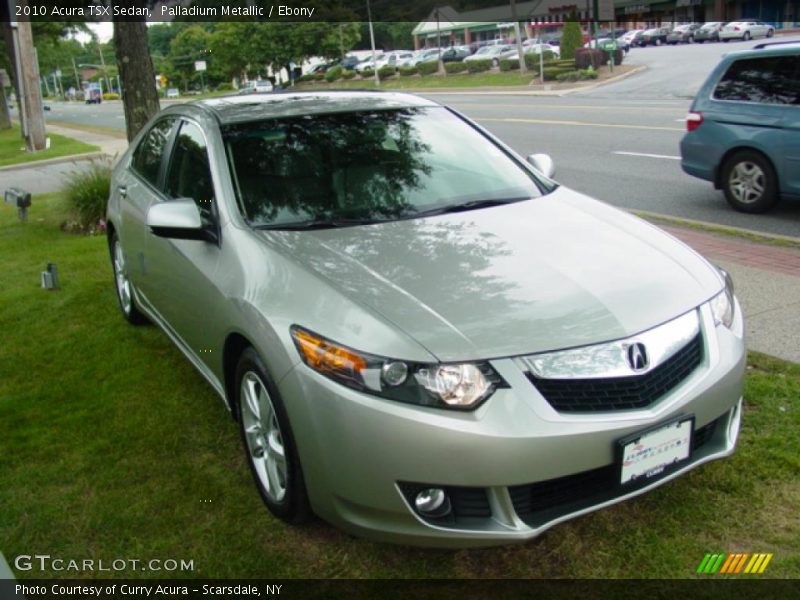 Palladium Metallic / Ebony 2010 Acura TSX Sedan