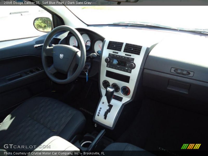 Surf Blue Pearl / Dark Slate Gray 2008 Dodge Caliber SE