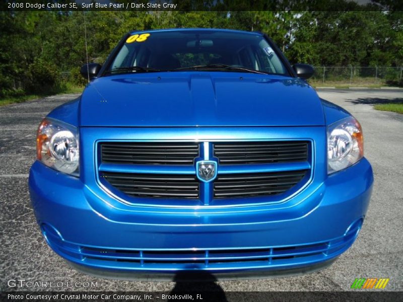 Surf Blue Pearl / Dark Slate Gray 2008 Dodge Caliber SE