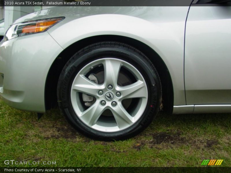 Palladium Metallic / Ebony 2010 Acura TSX Sedan