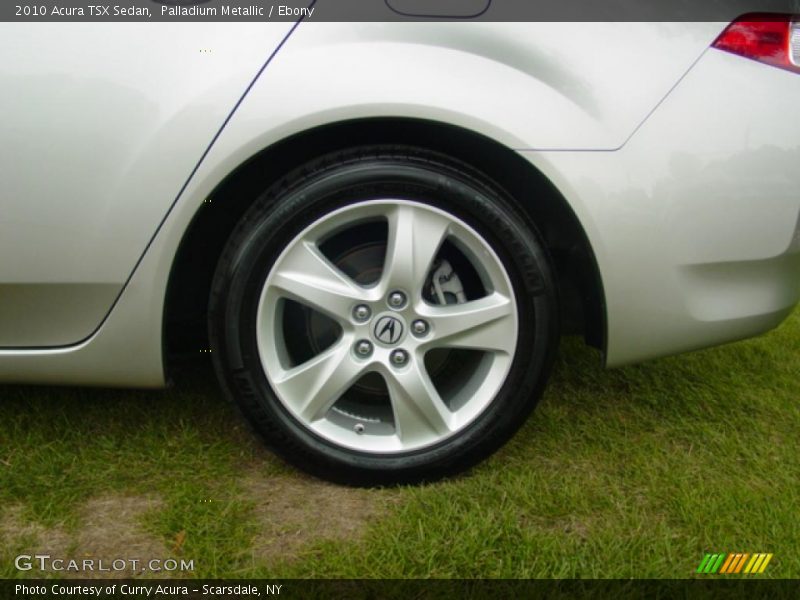 Palladium Metallic / Ebony 2010 Acura TSX Sedan