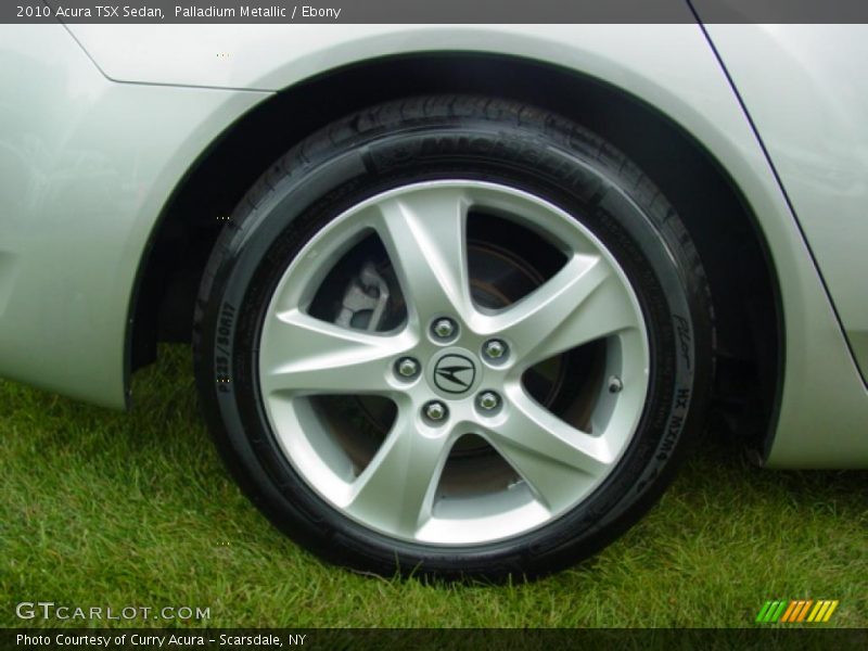 Palladium Metallic / Ebony 2010 Acura TSX Sedan