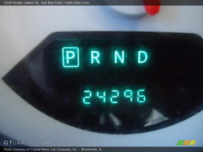 Surf Blue Pearl / Dark Slate Gray 2008 Dodge Caliber SE