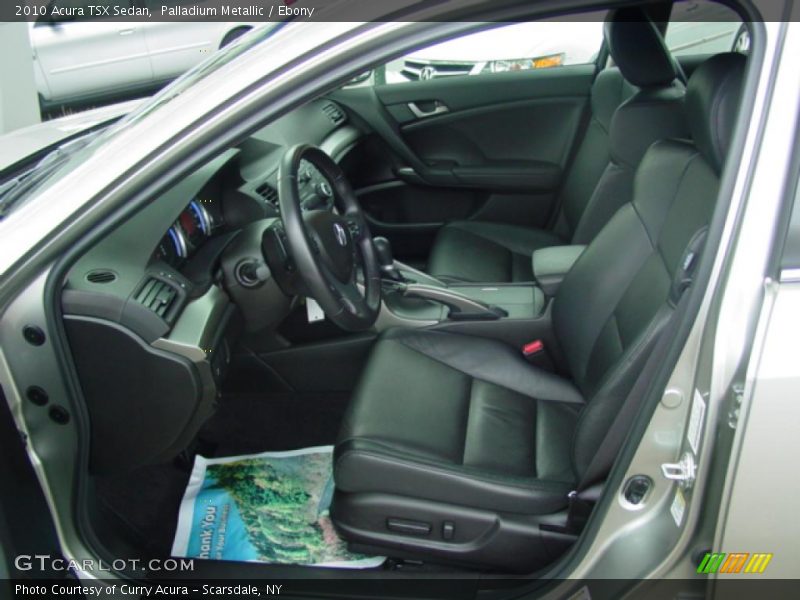 Palladium Metallic / Ebony 2010 Acura TSX Sedan