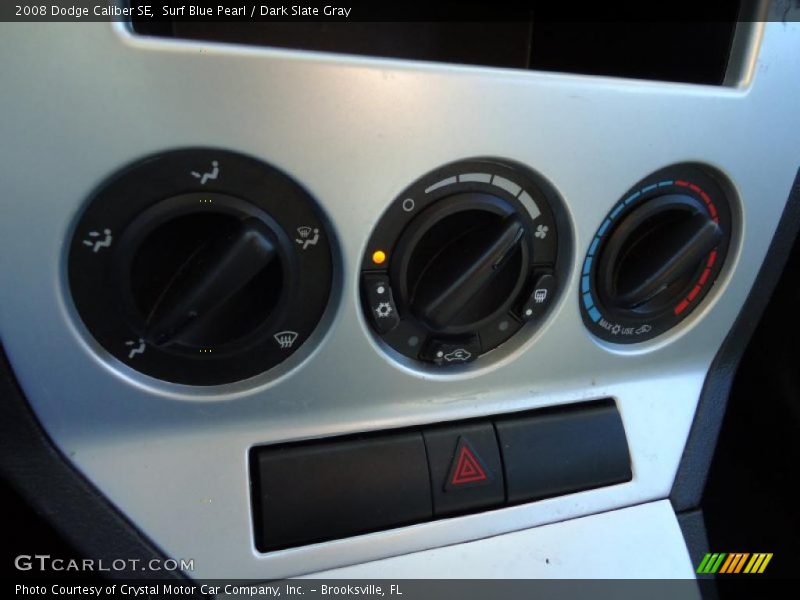 Surf Blue Pearl / Dark Slate Gray 2008 Dodge Caliber SE