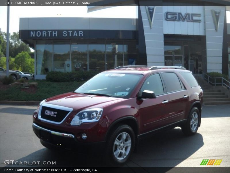 Red Jewel Tintcoat / Ebony 2010 GMC Acadia SLE