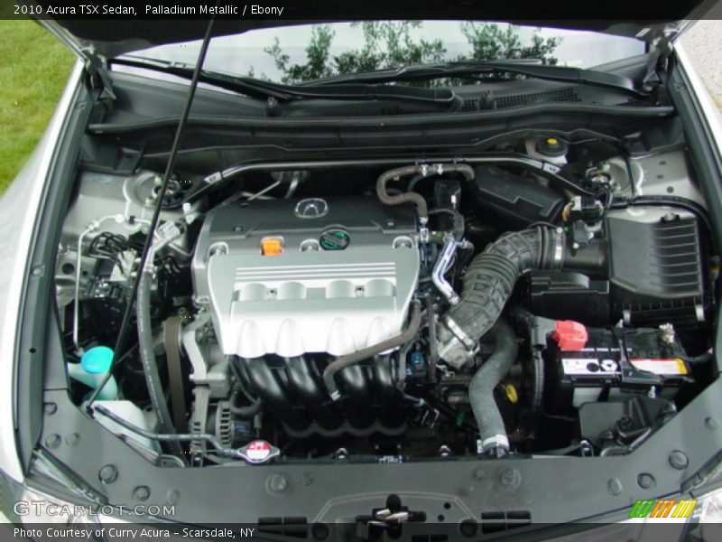 Palladium Metallic / Ebony 2010 Acura TSX Sedan
