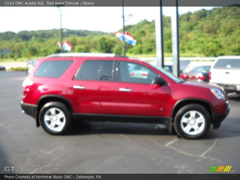 Red Jewel Tintcoat / Ebony 2010 GMC Acadia SLE