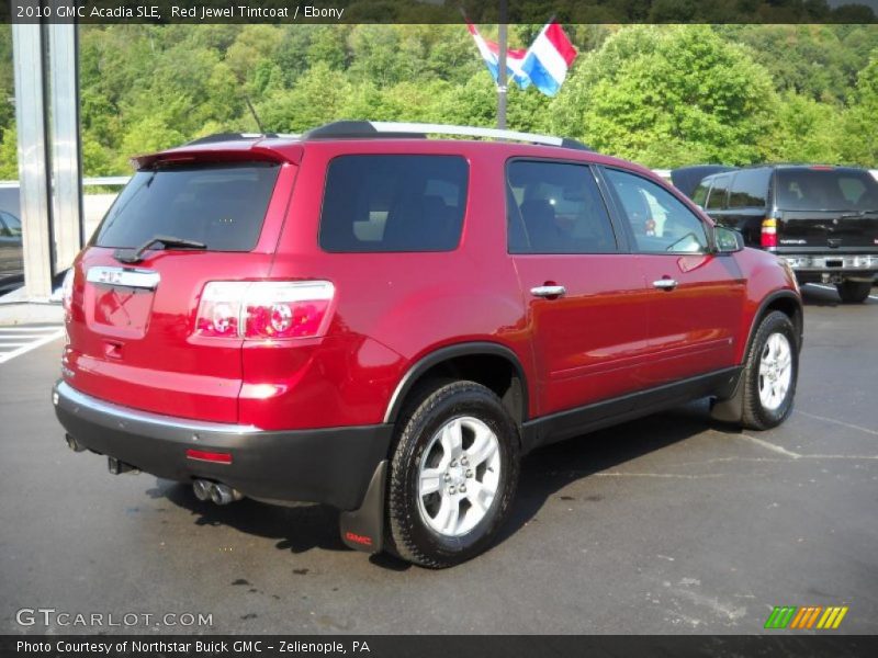 Red Jewel Tintcoat / Ebony 2010 GMC Acadia SLE