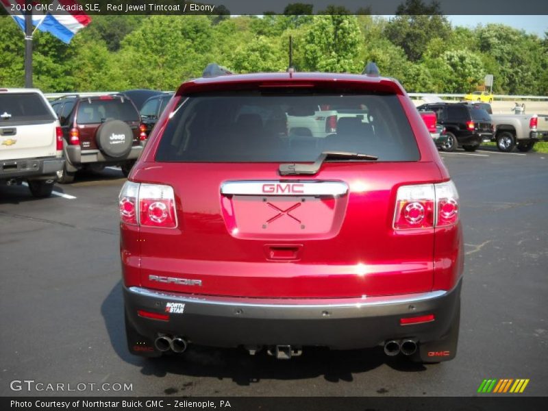 Red Jewel Tintcoat / Ebony 2010 GMC Acadia SLE