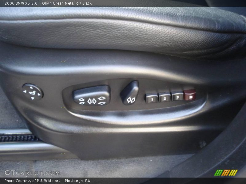 Olivin Green Metallic / Black 2006 BMW X5 3.0i