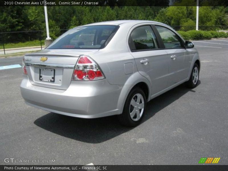 Cosmic Silver / Charcoal 2010 Chevrolet Aveo LT Sedan
