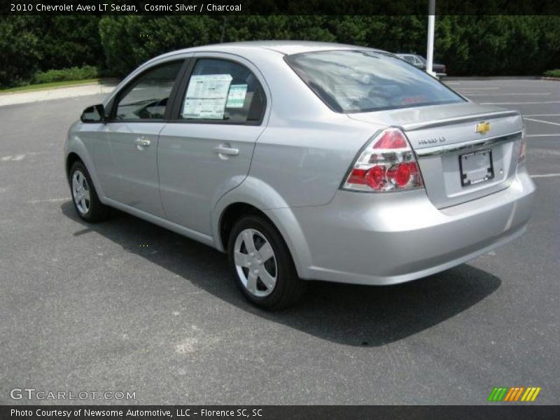 Cosmic Silver / Charcoal 2010 Chevrolet Aveo LT Sedan