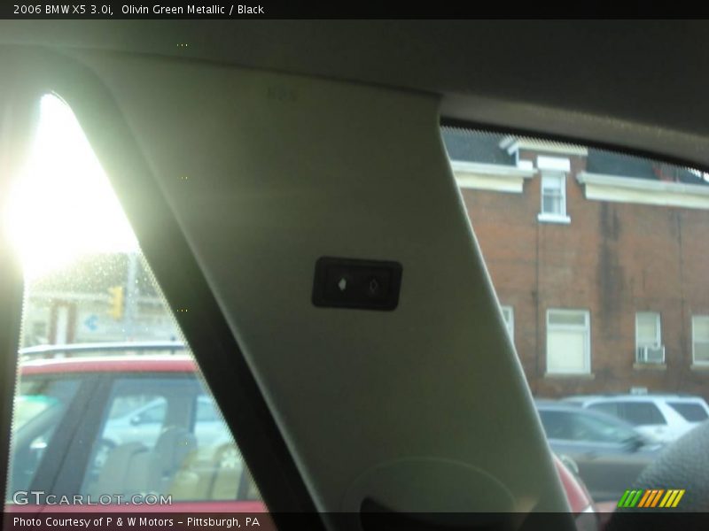 Olivin Green Metallic / Black 2006 BMW X5 3.0i