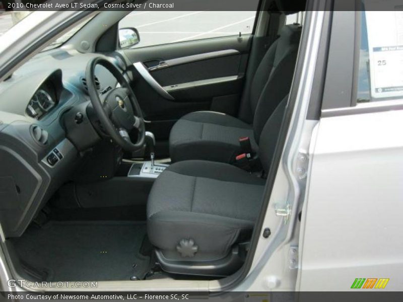 Cosmic Silver / Charcoal 2010 Chevrolet Aveo LT Sedan