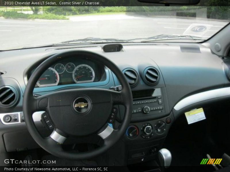 Cosmic Silver / Charcoal 2010 Chevrolet Aveo LT Sedan