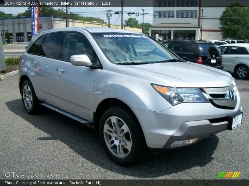 Billet Silver Metallic / Taupe 2007 Acura MDX Technology