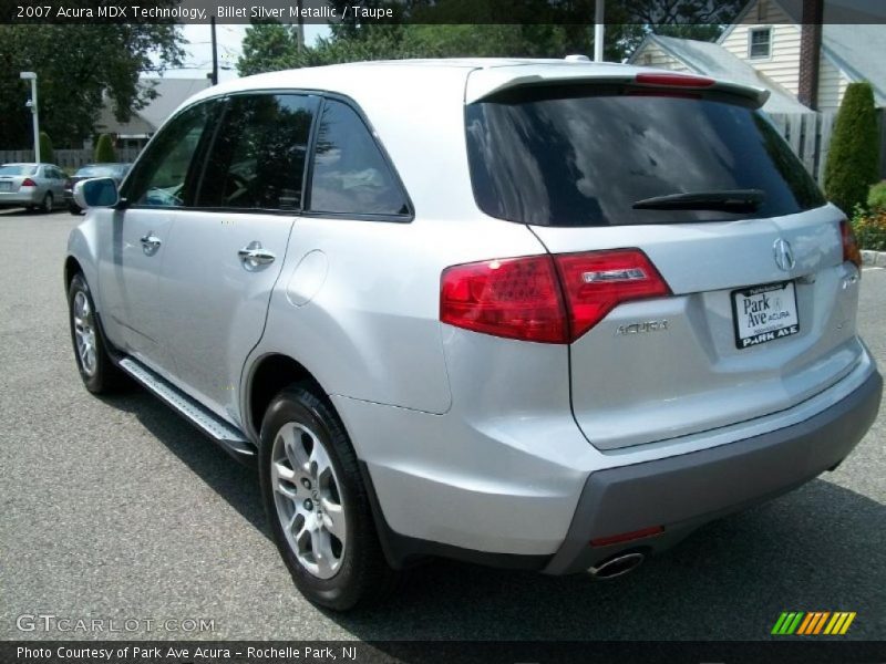 Billet Silver Metallic / Taupe 2007 Acura MDX Technology