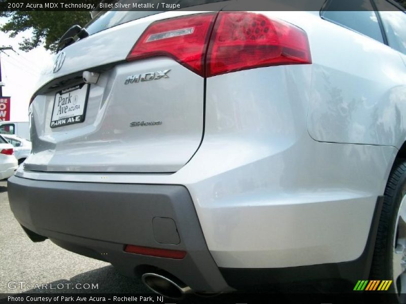 Billet Silver Metallic / Taupe 2007 Acura MDX Technology