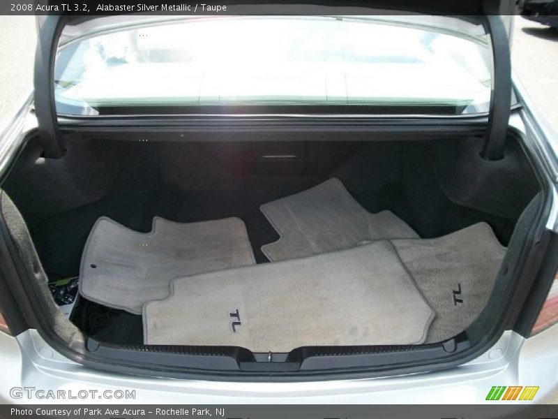 Alabaster Silver Metallic / Taupe 2008 Acura TL 3.2