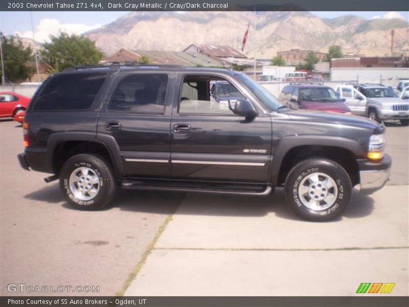 Dark Gray Metallic / Gray/Dark Charcoal 2003 Chevrolet Tahoe Z71 4x4