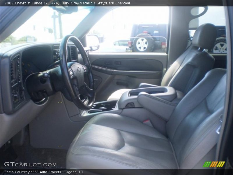 Dark Gray Metallic / Gray/Dark Charcoal 2003 Chevrolet Tahoe Z71 4x4