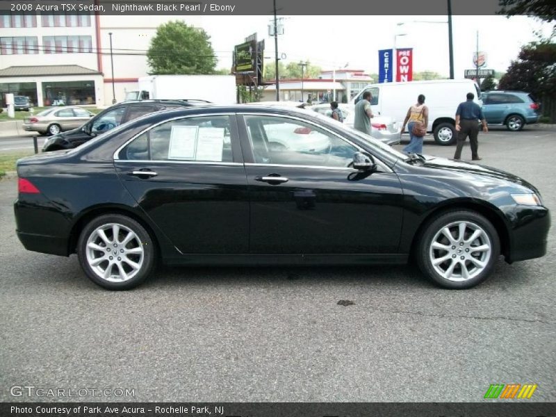 Nighthawk Black Pearl / Ebony 2008 Acura TSX Sedan