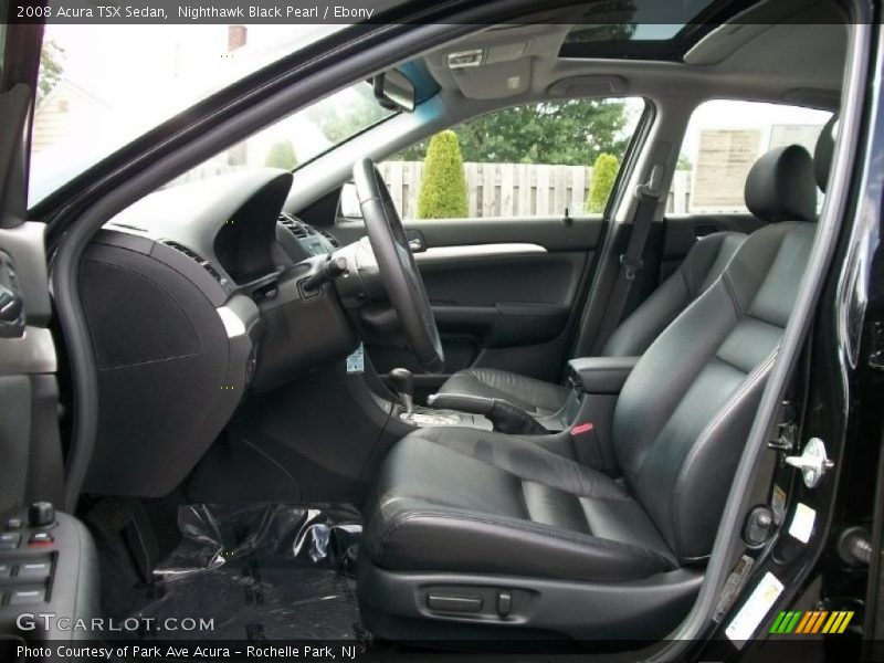 Nighthawk Black Pearl / Ebony 2008 Acura TSX Sedan