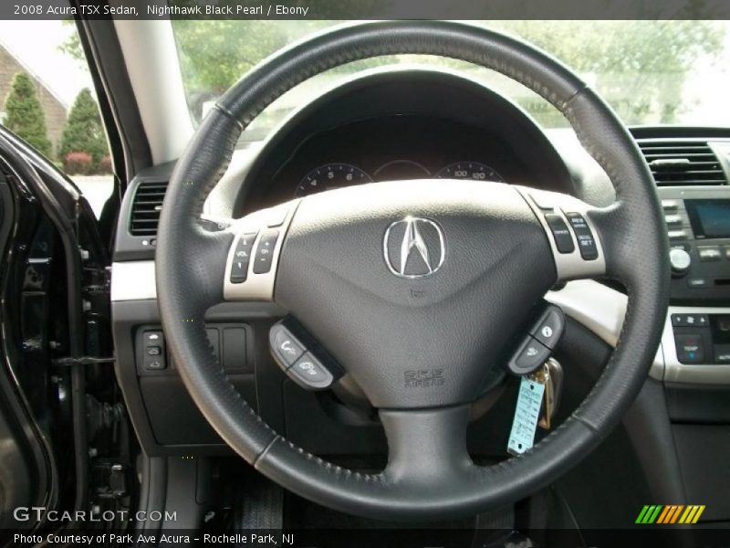 Nighthawk Black Pearl / Ebony 2008 Acura TSX Sedan