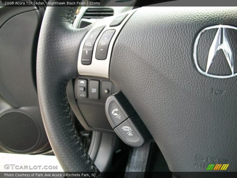 Nighthawk Black Pearl / Ebony 2008 Acura TSX Sedan