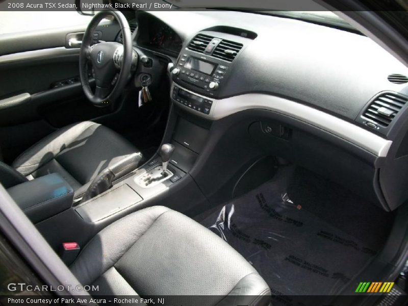 Nighthawk Black Pearl / Ebony 2008 Acura TSX Sedan