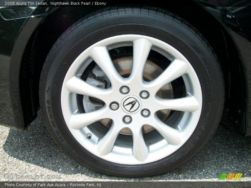 Nighthawk Black Pearl / Ebony 2008 Acura TSX Sedan