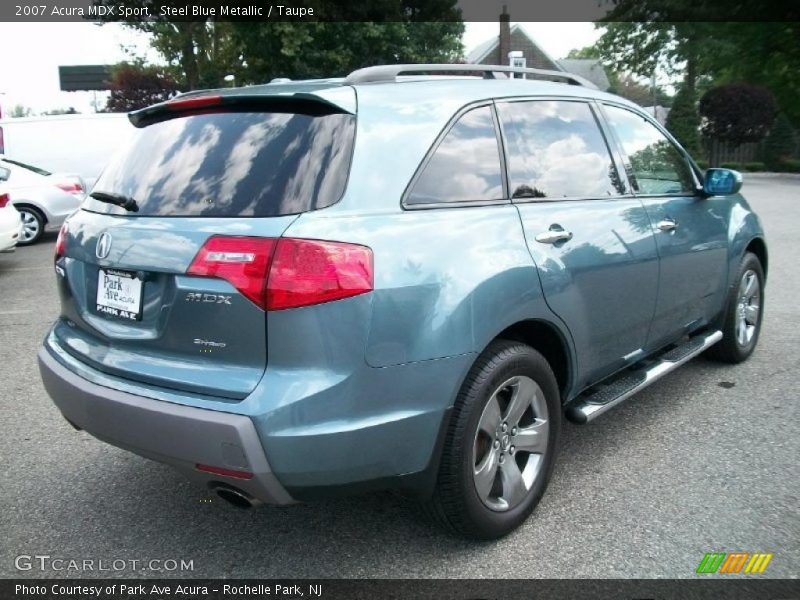 Steel Blue Metallic / Taupe 2007 Acura MDX Sport