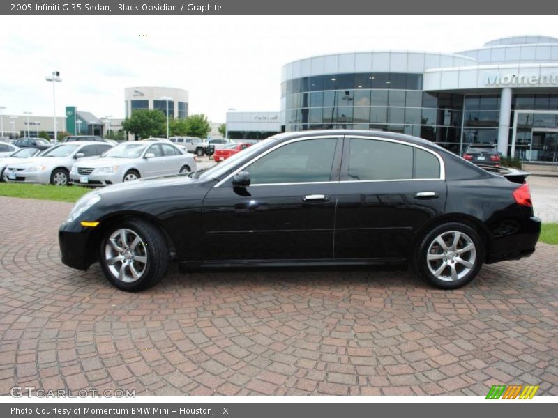 Black Obsidian / Graphite 2005 Infiniti G 35 Sedan