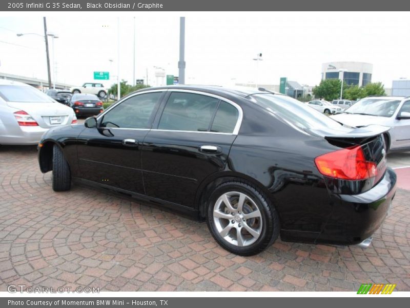 Black Obsidian / Graphite 2005 Infiniti G 35 Sedan