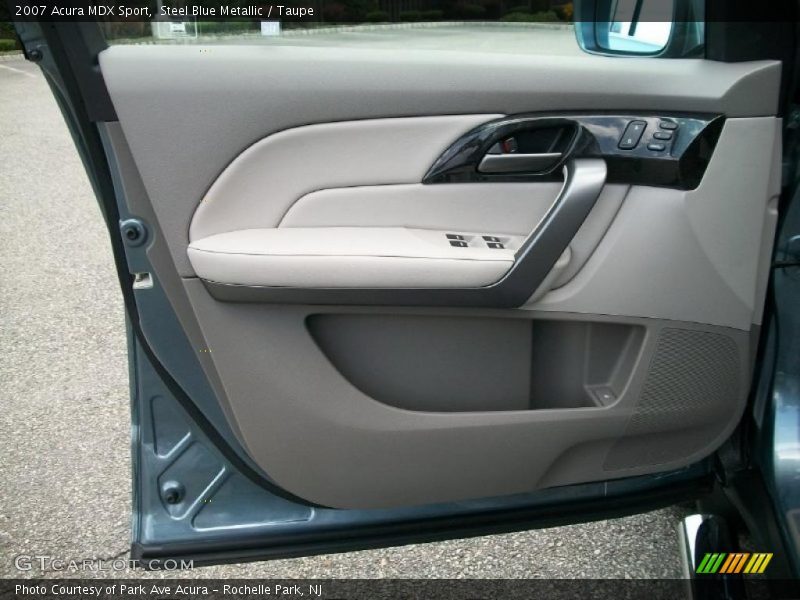 Steel Blue Metallic / Taupe 2007 Acura MDX Sport