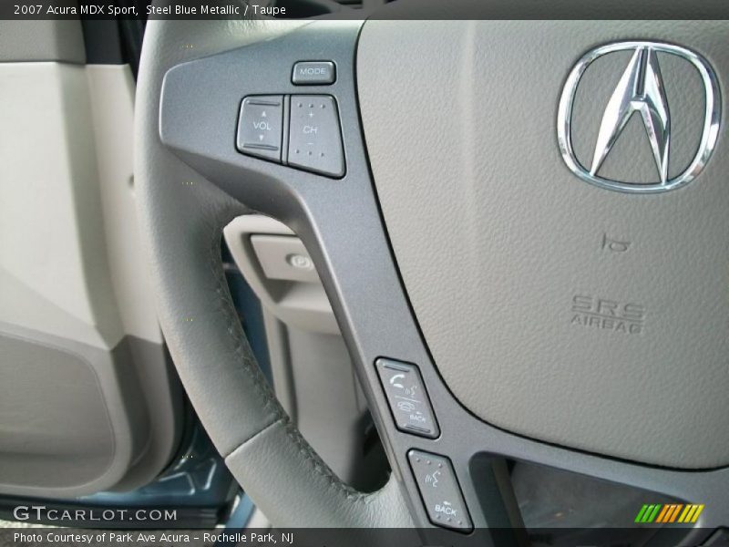 Steel Blue Metallic / Taupe 2007 Acura MDX Sport