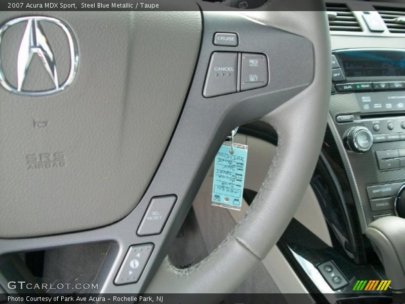 Steel Blue Metallic / Taupe 2007 Acura MDX Sport