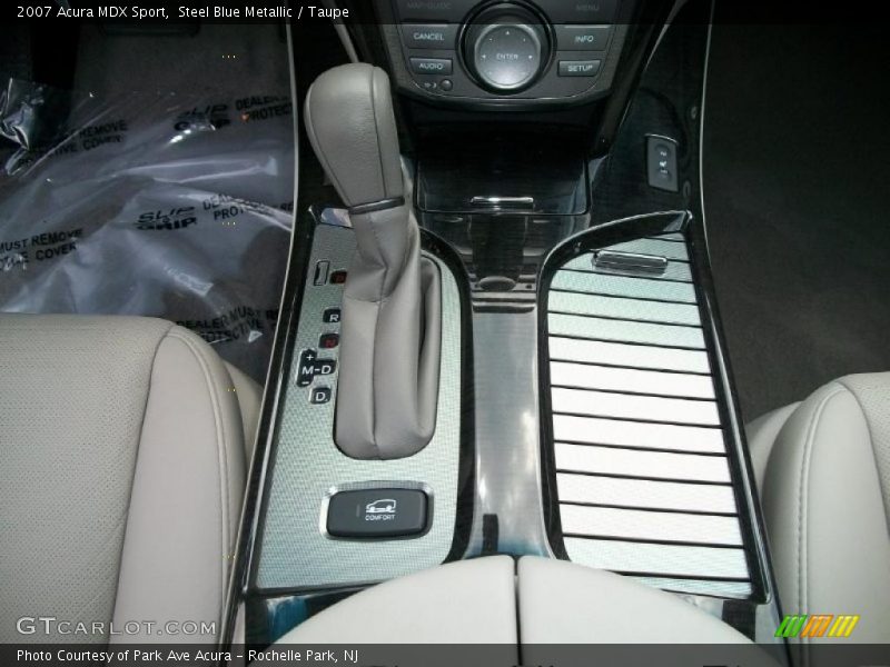 Steel Blue Metallic / Taupe 2007 Acura MDX Sport