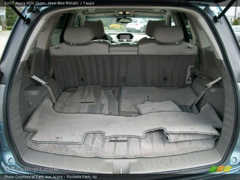 Steel Blue Metallic / Taupe 2007 Acura MDX Sport