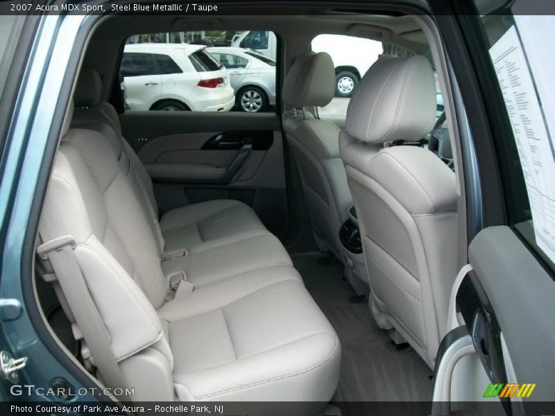 Steel Blue Metallic / Taupe 2007 Acura MDX Sport