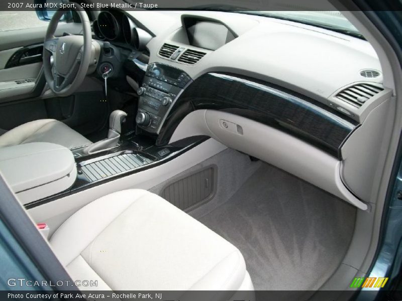 Steel Blue Metallic / Taupe 2007 Acura MDX Sport