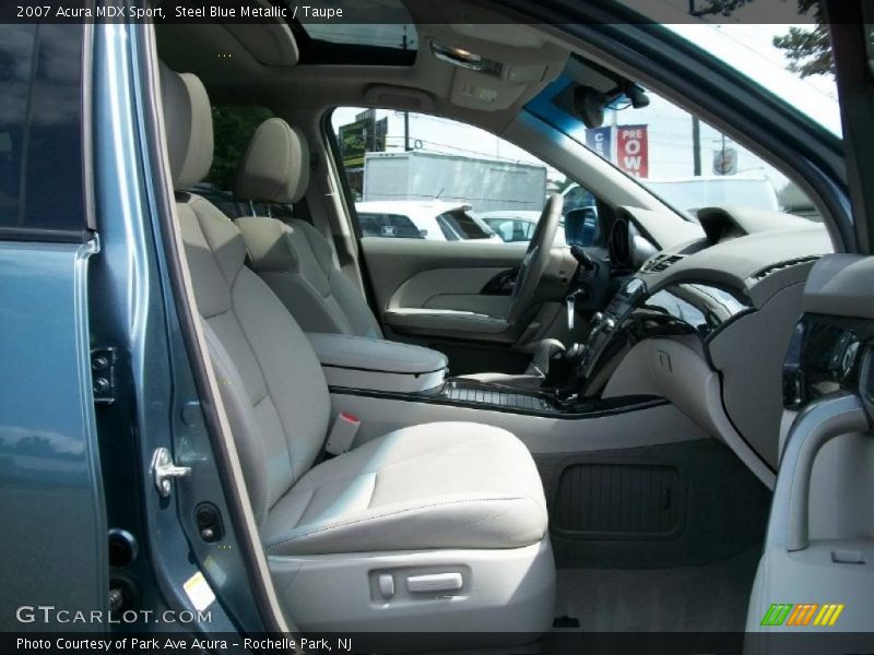 Steel Blue Metallic / Taupe 2007 Acura MDX Sport