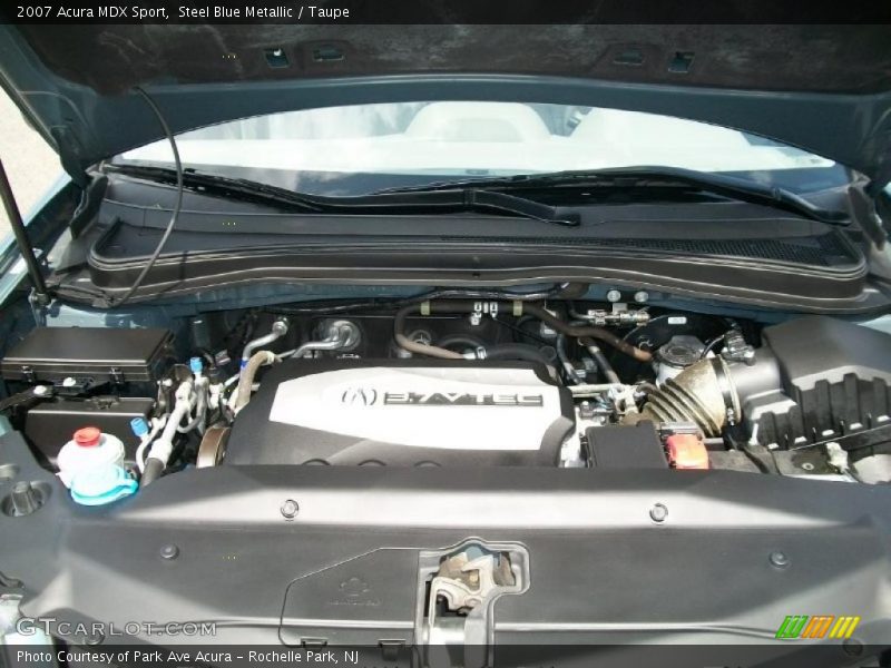 Steel Blue Metallic / Taupe 2007 Acura MDX Sport