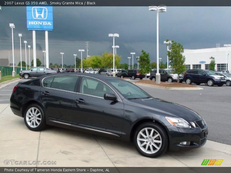 Smoky Granite Mica / Black 2007 Lexus GS 350 AWD