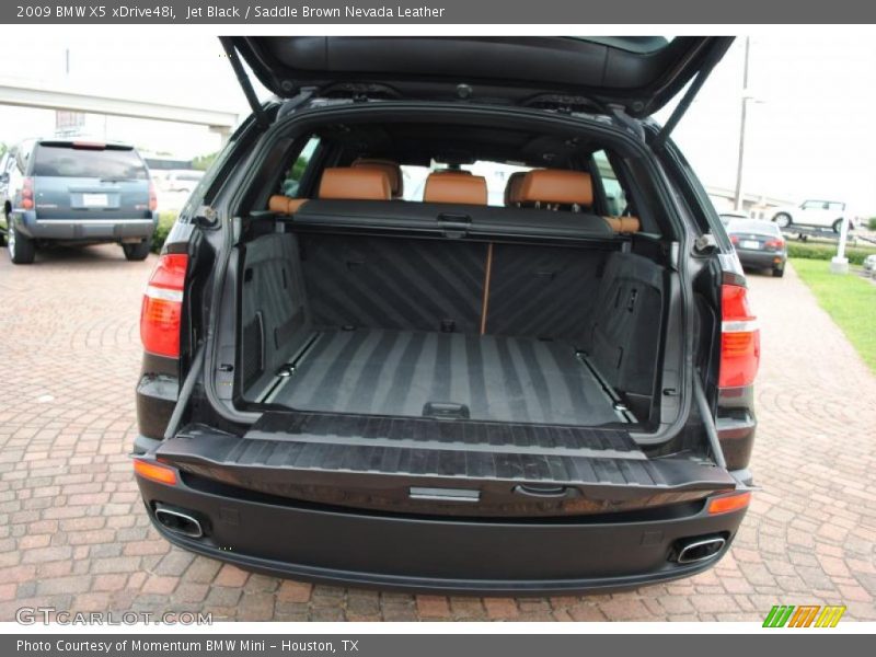 Jet Black / Saddle Brown Nevada Leather 2009 BMW X5 xDrive48i