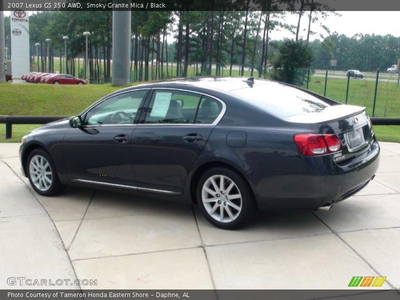 Smoky Granite Mica / Black 2007 Lexus GS 350 AWD